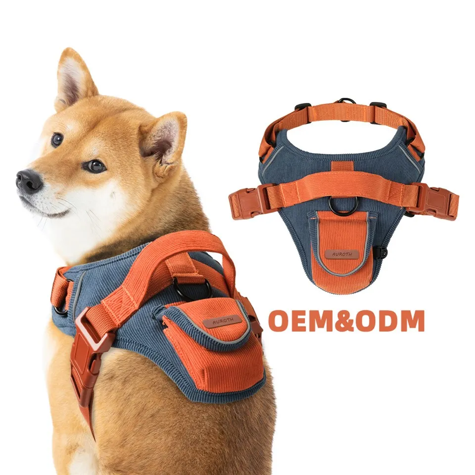 Шлейка для собак з вельвету